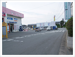 熊本市中心部より